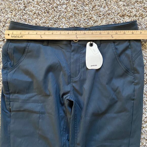 Prana Halle Straight Pant Women's 8 Regular Stormy Night Standard Fit Low Rise - Picture 9 of 13